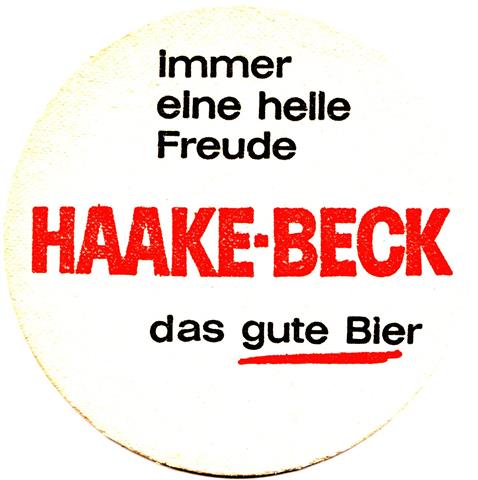 bremen hb-hb haake comics gasthaus 3a (rund215-eine helle-schwarzrot)
